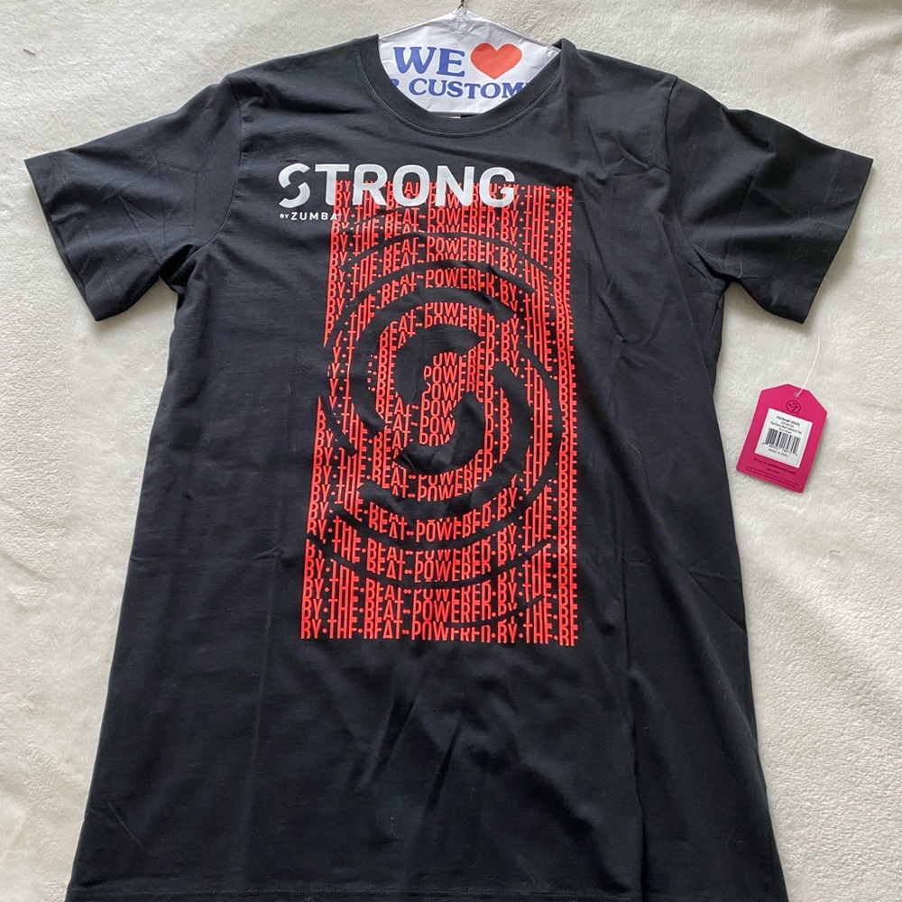 NWT Zumba STRONG Instructor Shirt XS/S